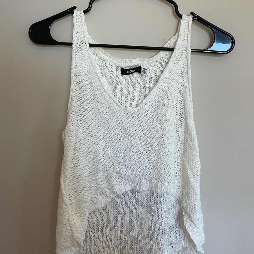 Urban Outfitters Summer Off White Crop Top